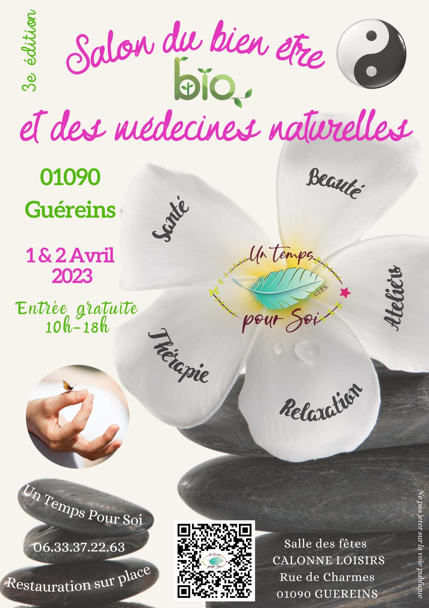 Salon du Bien-être et des médecines naturelles des 1er et 2 avril 2023